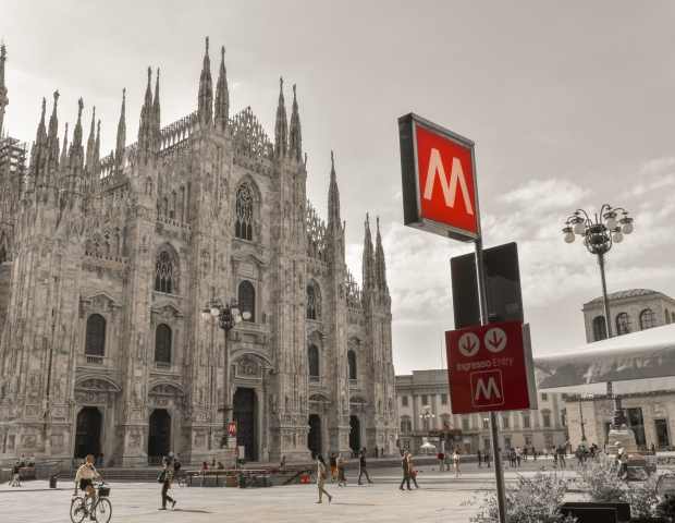 Milano piazza del Duomo