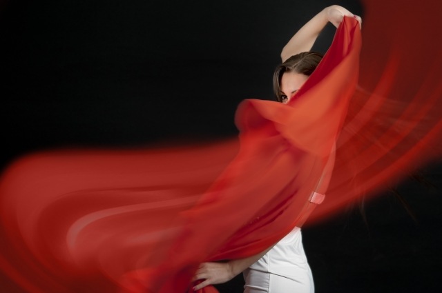 Donna in rosso · massimogea