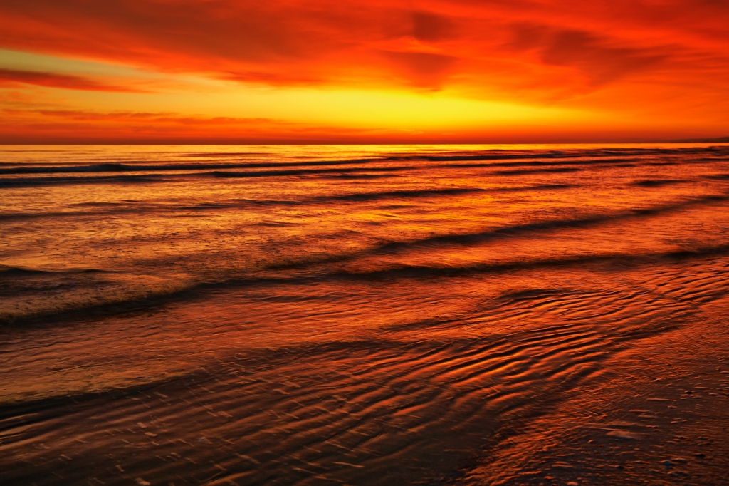 Alba rosso fuoco