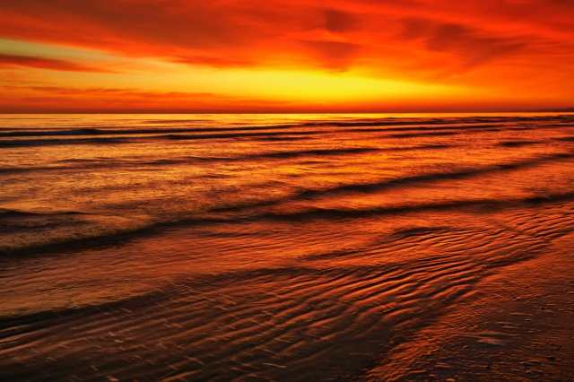 Alba rosso fuoco
