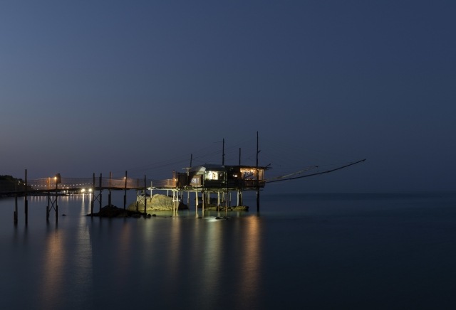 Trabocco di sera