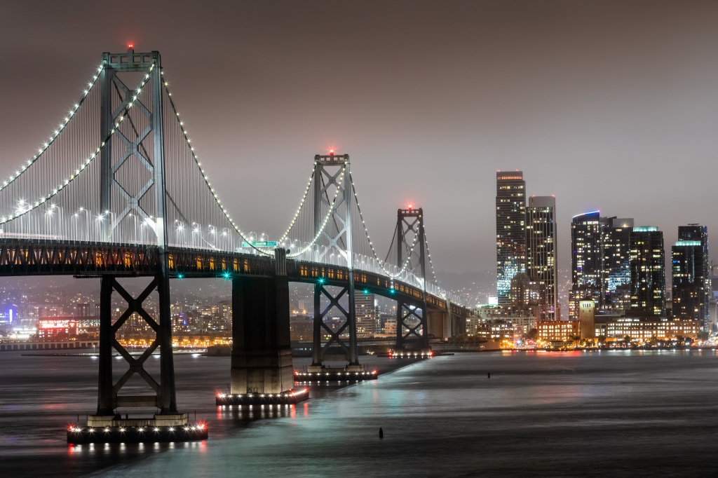 Bay bridge a San Francisco