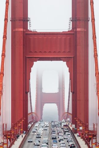 Traffico sul Golden Gate