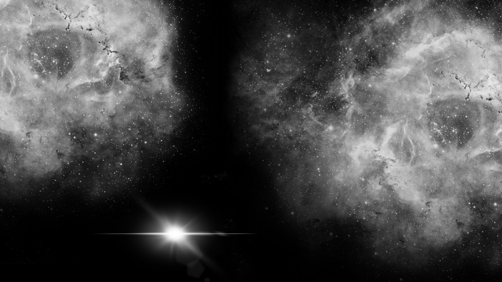 Nebulose in Black and White