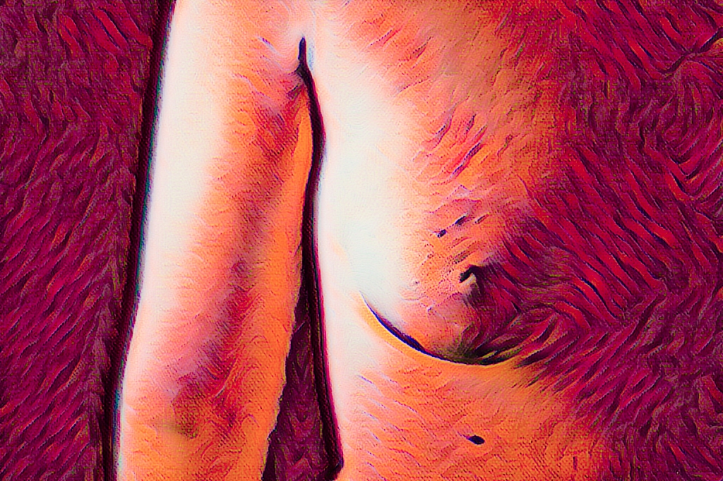 nudo in viola