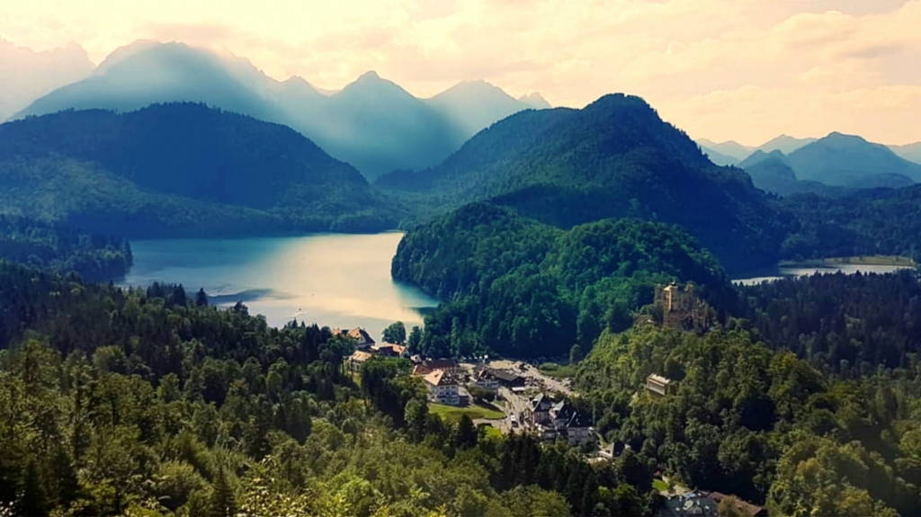 Neuschwanstein, paesaggio naturale