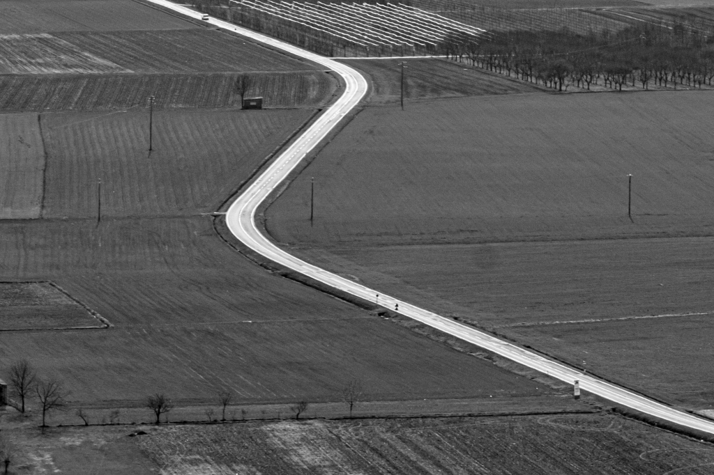 Strada di pianura