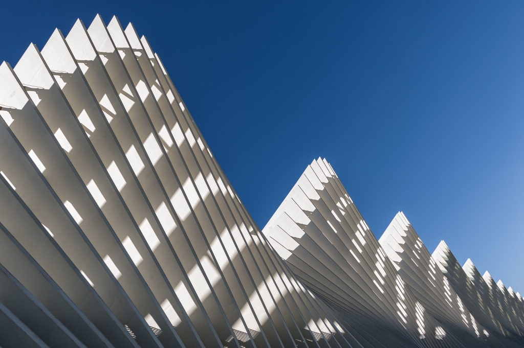 Le vele di Calatrava e il cielo
