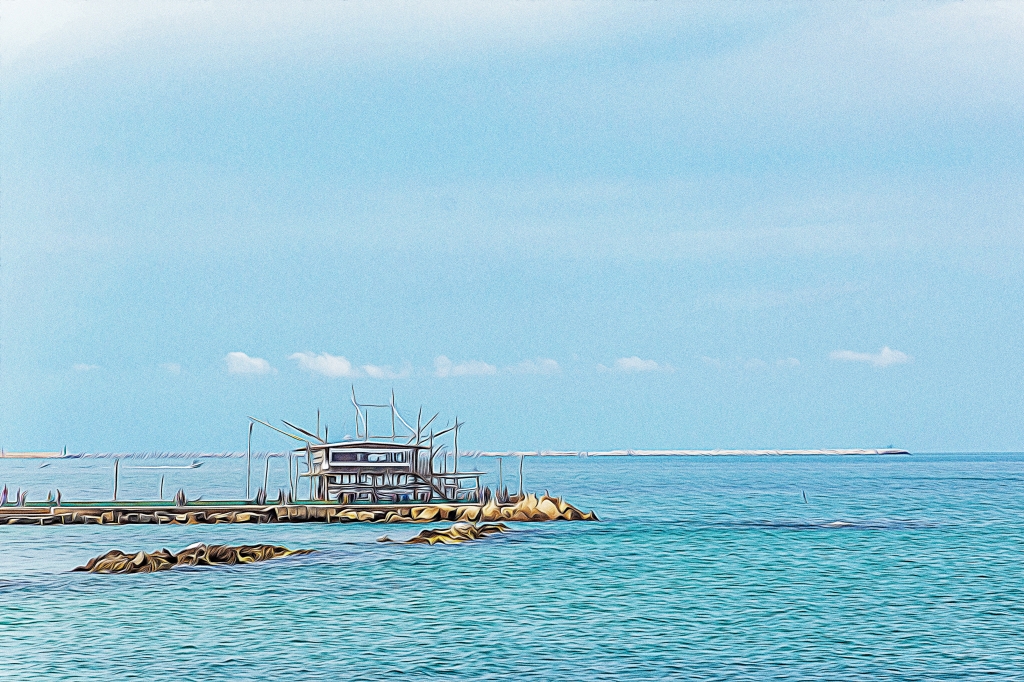 Trabucco sulla costa adriatica