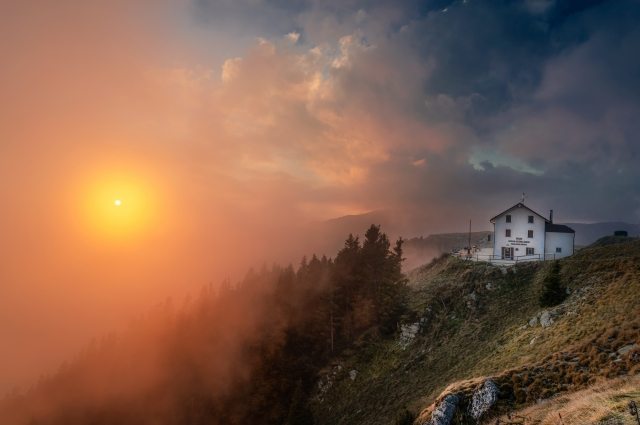 Tramonto sul Pizzoc