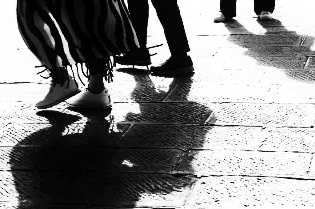 Walking people