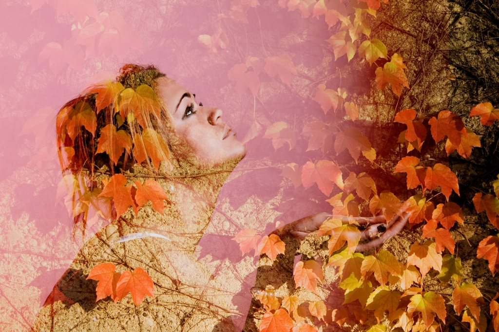Ragazza in Doppia Esposizione autunnale