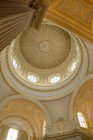 Torino, cupole della Cappella nella Reggia di Venaria Reale