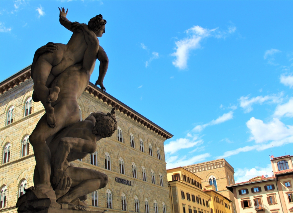 Piazza della Signoria ( Loggia dei Lanzi), Firenze.