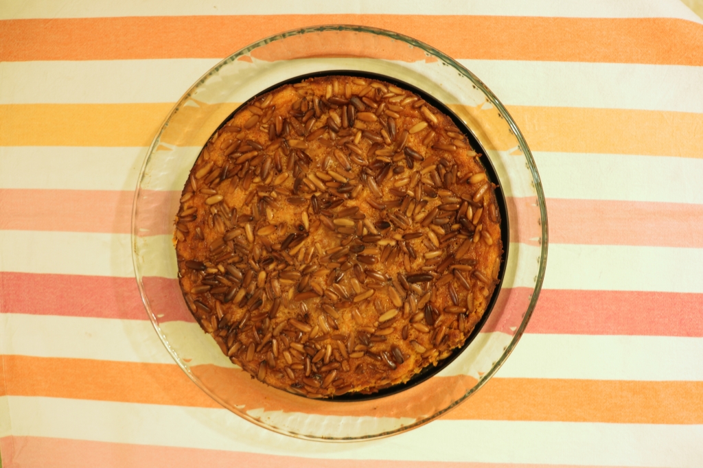 Torta autunnale di zucca e pinoli