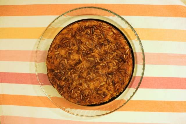 Torta autunnale di zucca e pinoli