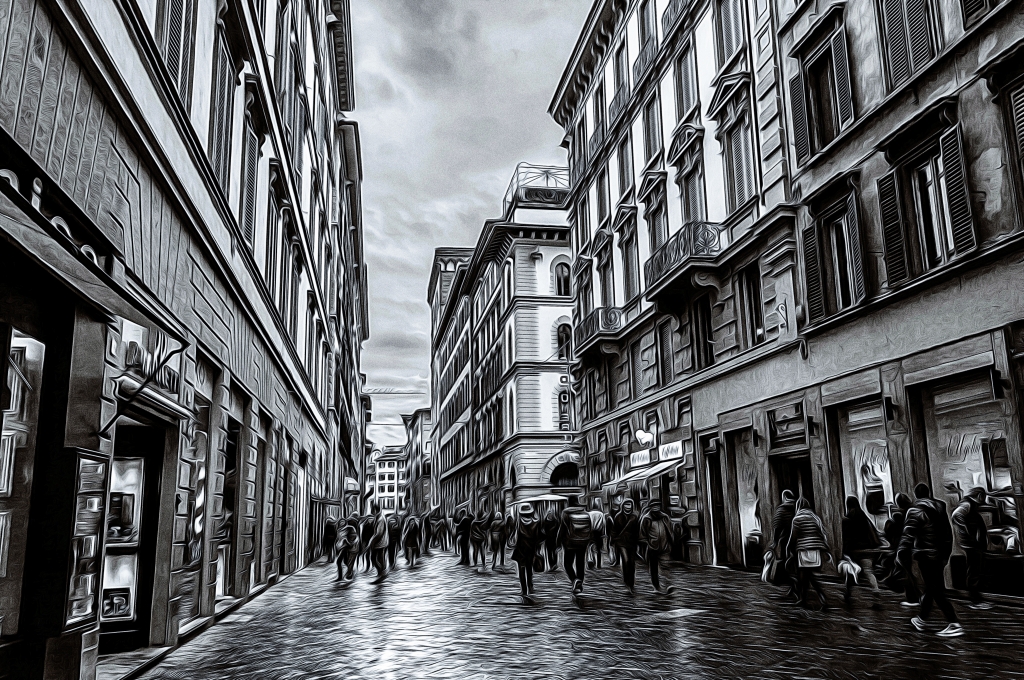 Un giorno di pioggia a Firenze