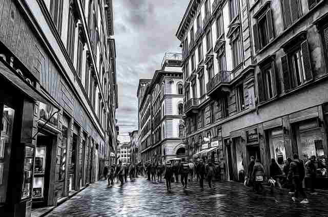 Un giorno di pioggia a Firenze