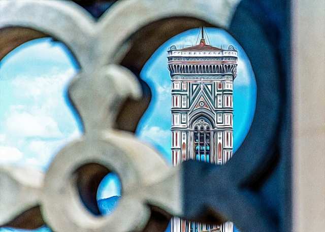 Scorcio del campanile di Giotto