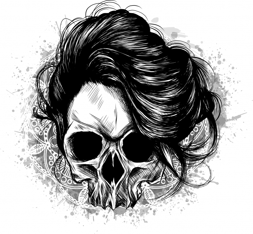 woman skull