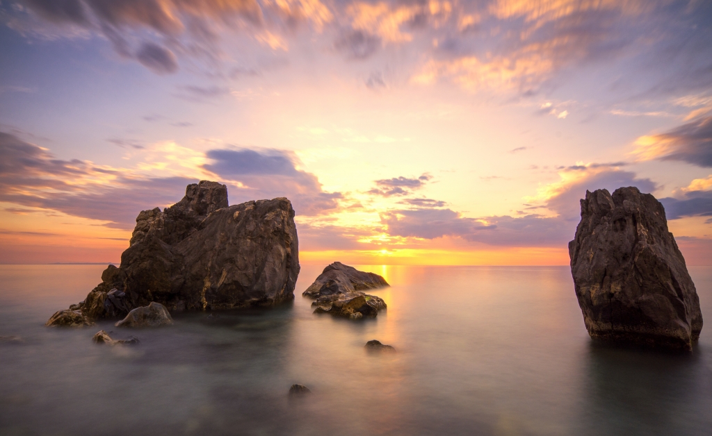 Amazing Sicilian sunset