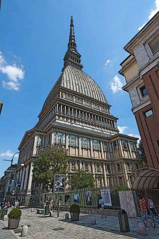 Veduta della Mole Antonelliana.