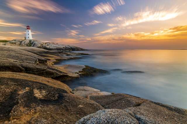 Tramonto a Peggy's Cove - Canada