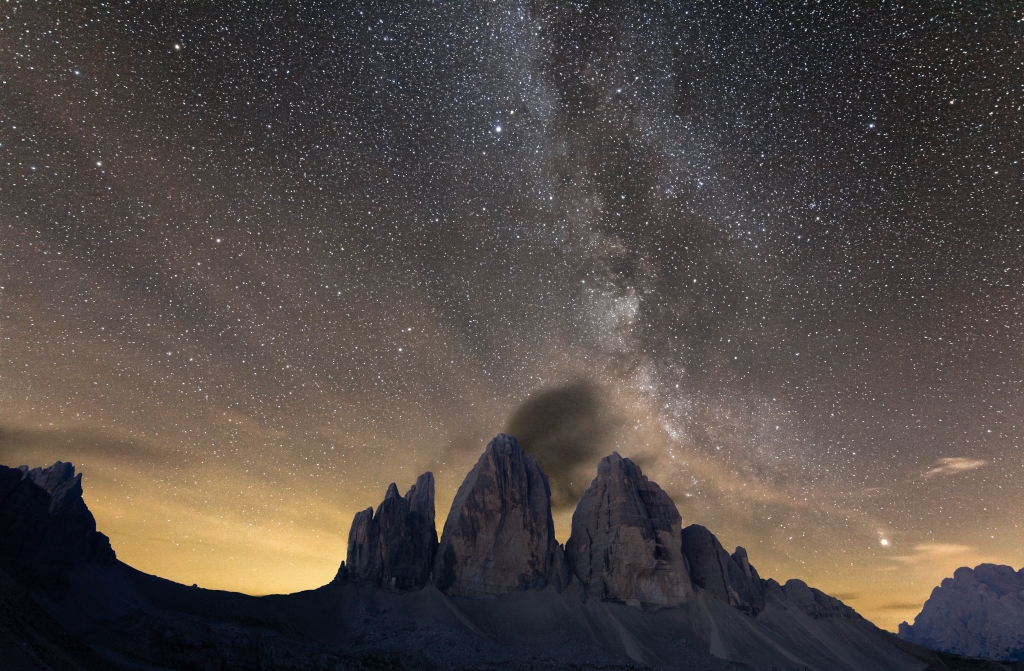 Via Lattea sulle Tre cime di Lavaredo - Dolomiti
