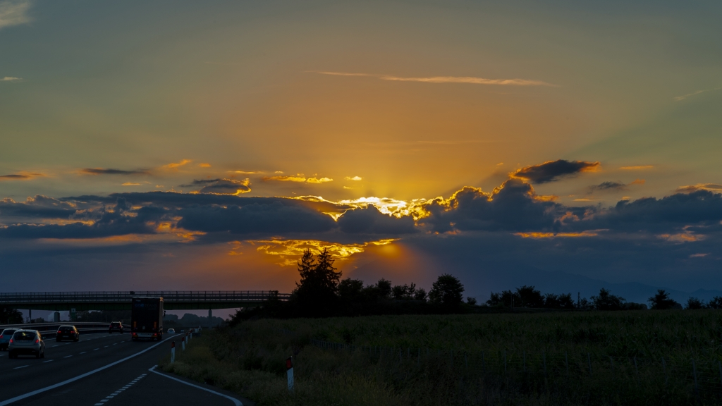 Viaggio al tramonto