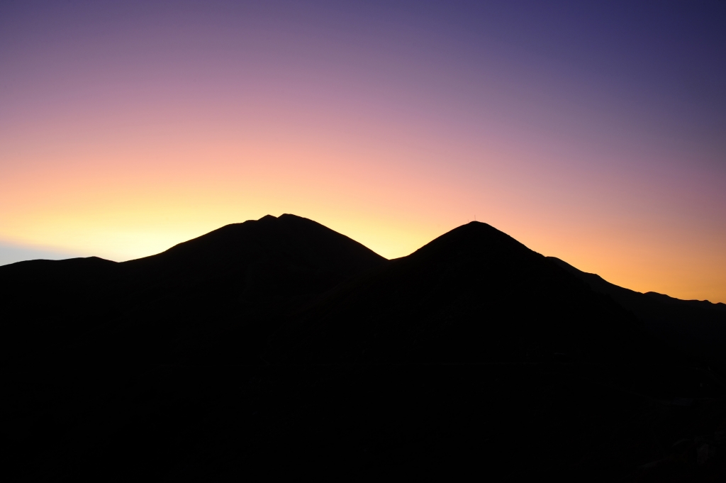 Alba in montagna