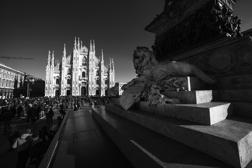 Vista del Duomo di Milano