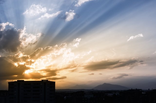 Tramonto su Torino · massimogea
