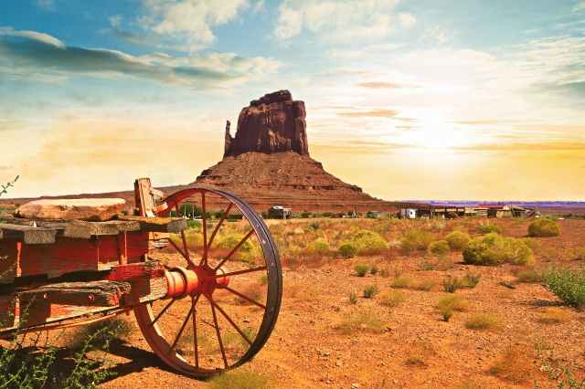 Monument Valley al tramonto