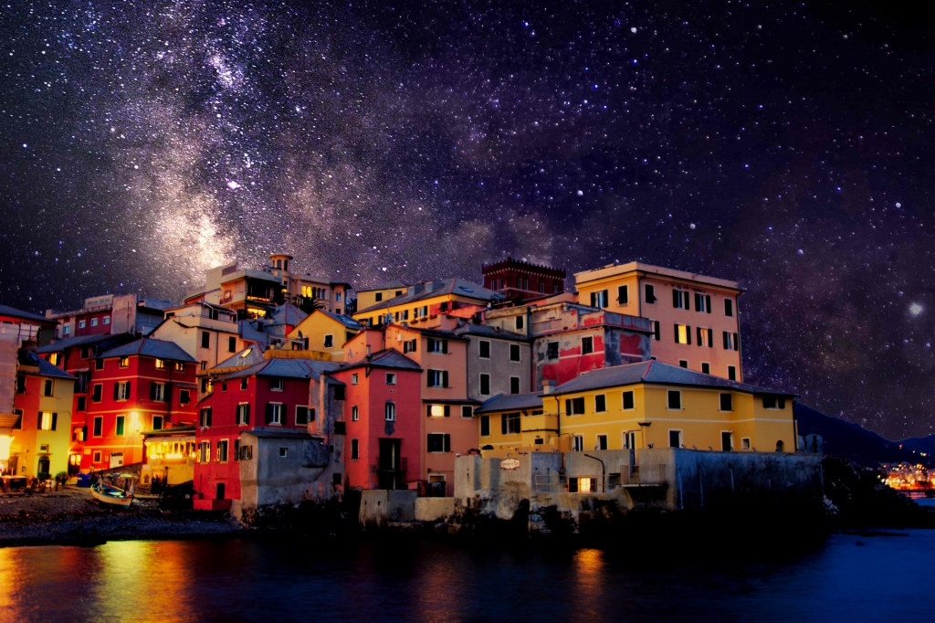 Boccadasse  di notte