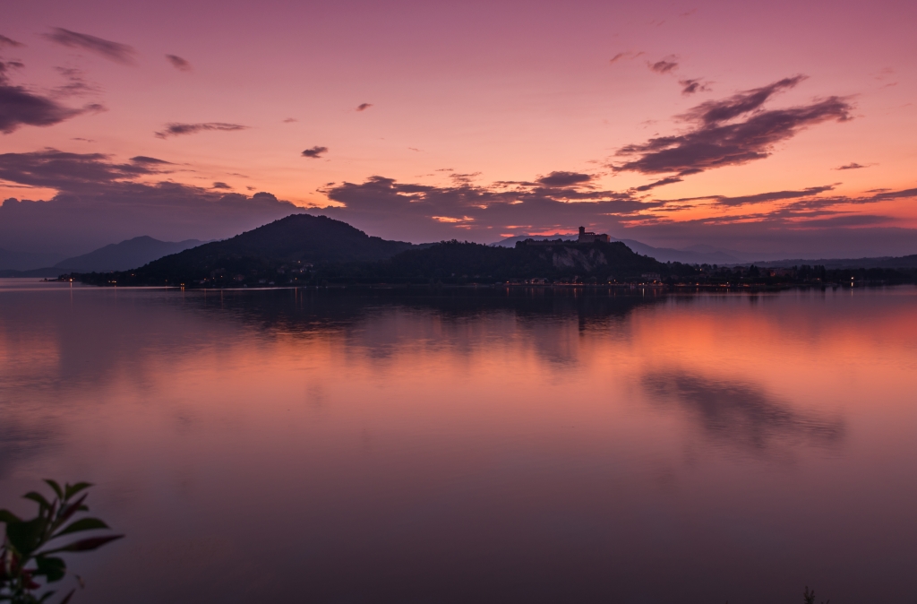 sunrise at lake maggiore