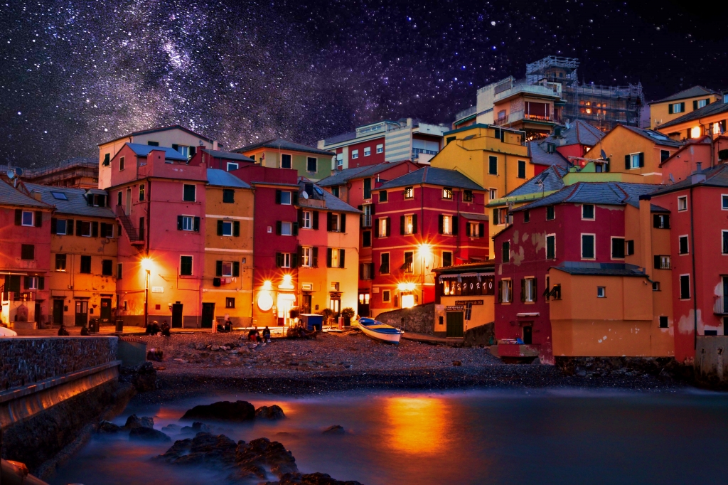 una notte a Boccadasse