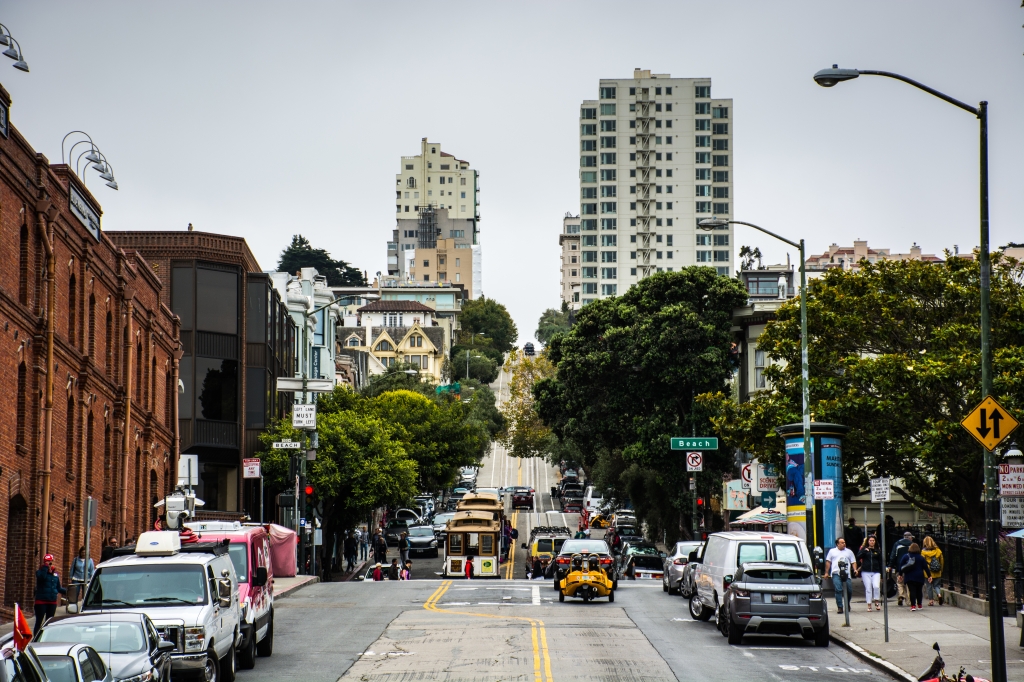 climb on the streets of San Francisco