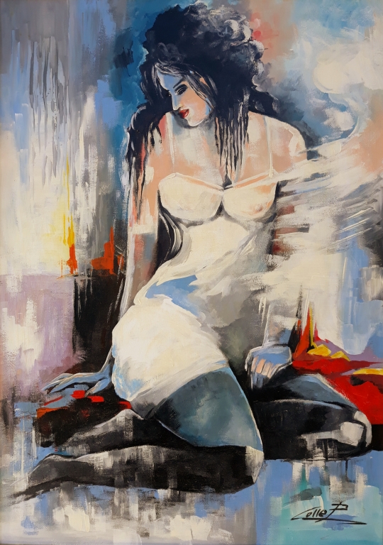 SORRISO DELLA SOLITUDINE...dipinto del M° Pasquale Colle