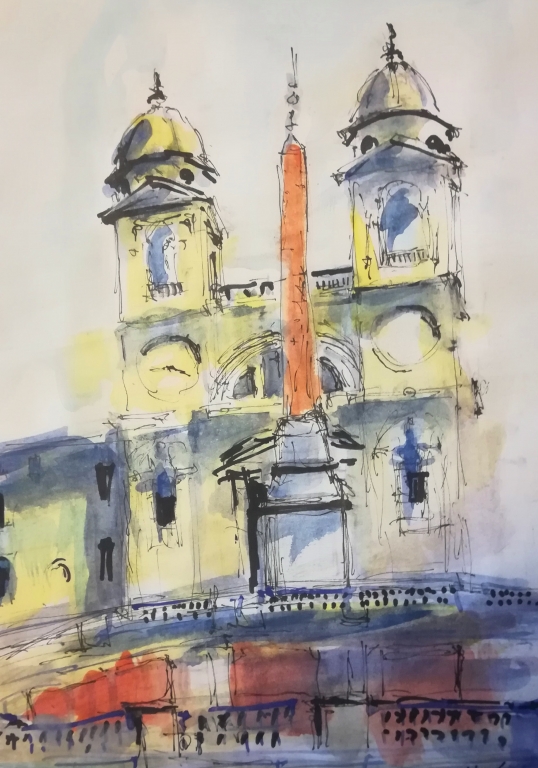 Roma Trinita' dei Monti