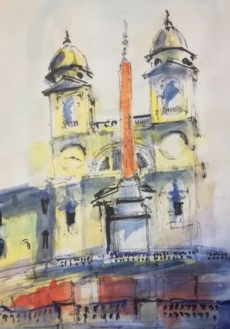 Roma Trinita' dei Monti