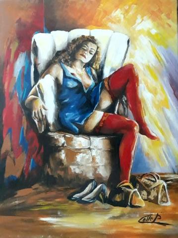 Relax in sogno ...dipinto del M° Pasquale Colle