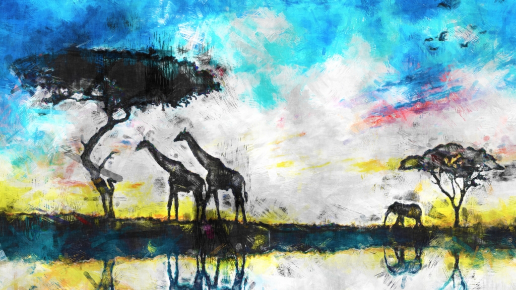 sunset in Africa