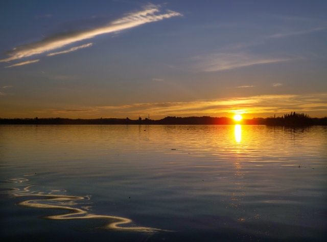 gold sunset
