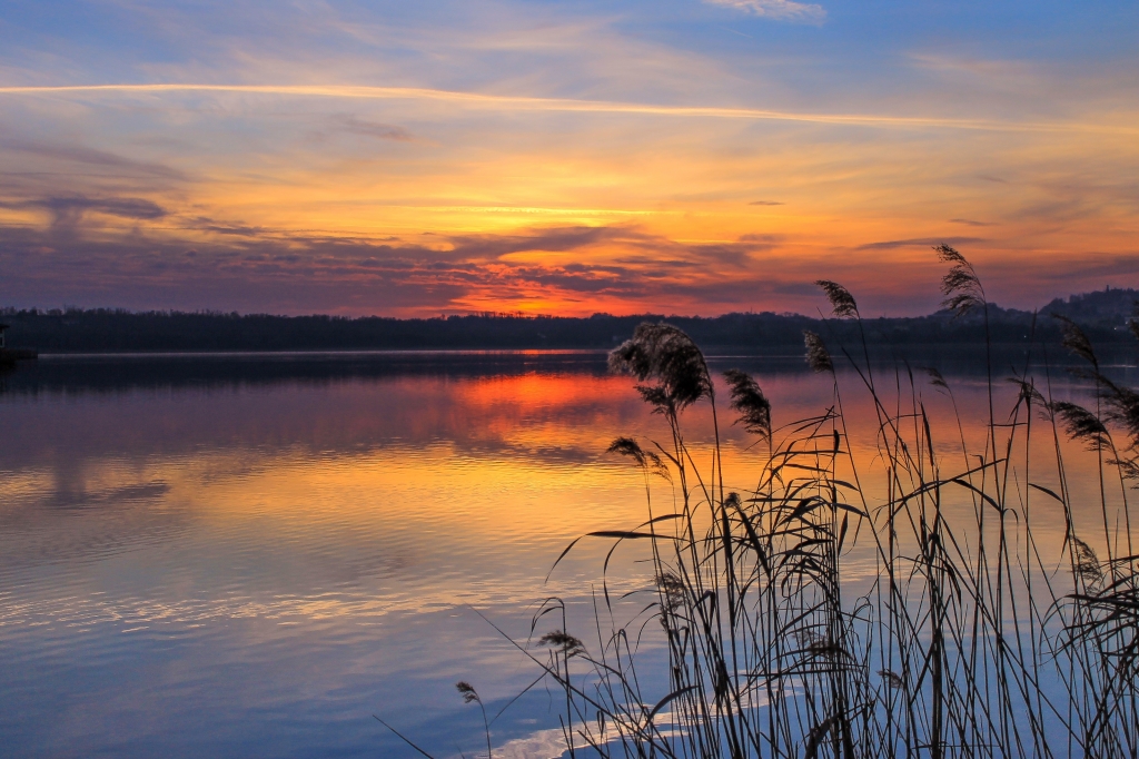 tramonto di fuoco