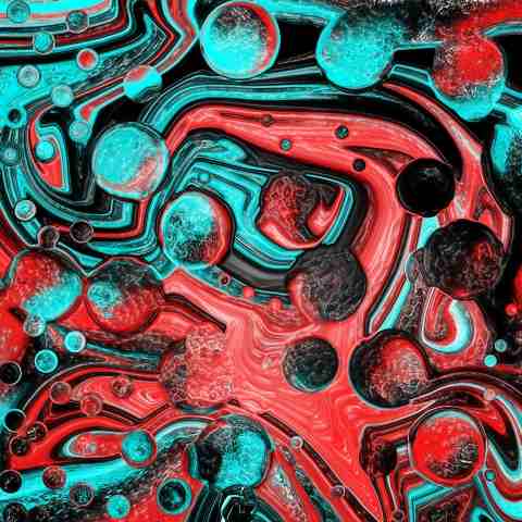 fluid memories abstract fluid painting