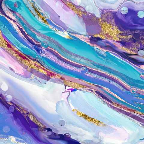 Lullabies fluid painting alcohol ink abstract