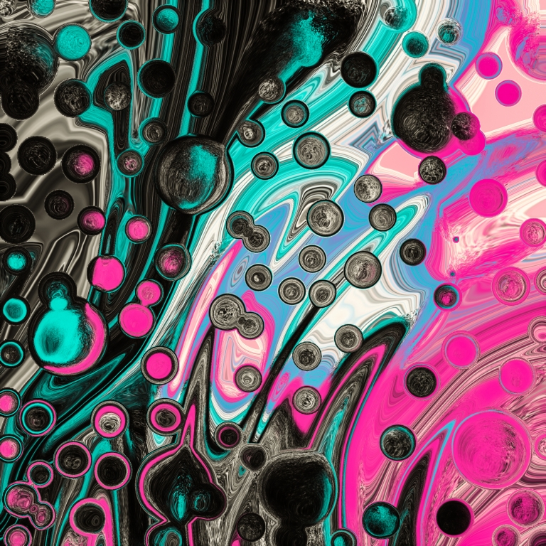 full colors fluid art painting
