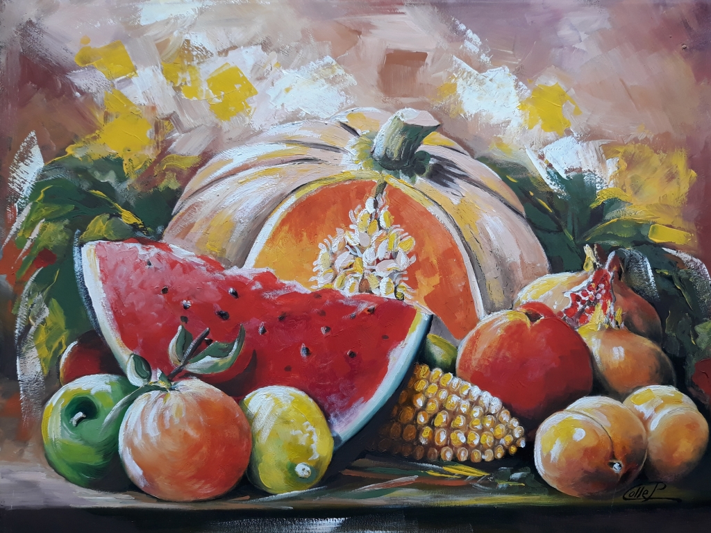 NATURA VIVA dipinto del M°Pasquale Colle