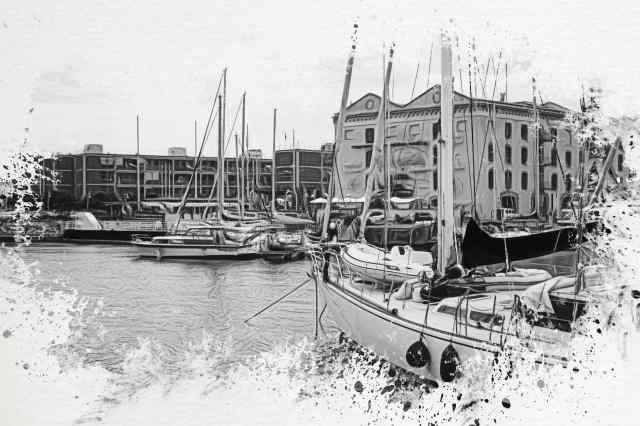 Genoa cityscape