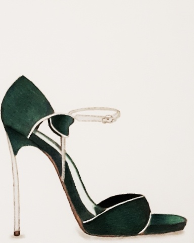 Emerald sandal